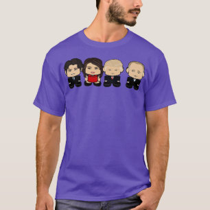 Multinational Side Eye POLITICOBOT Toy Robot T-Shirt