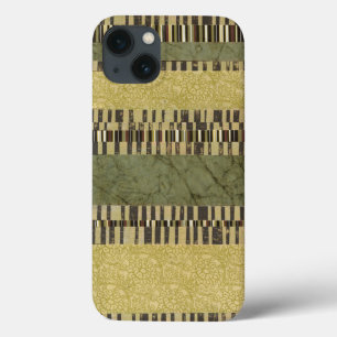Multipatterned Panel Painting iPhone 13 Case
