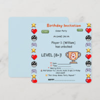 Multiplayer Gaming Invitation – Epic Birthday Vibe