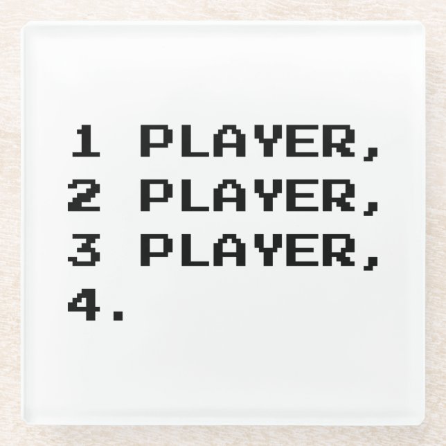 MULTIPLAYER GLASS COASTER (Front)
