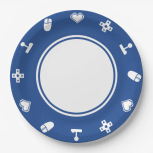 Multiplayer Mode in Blue Paper Plate