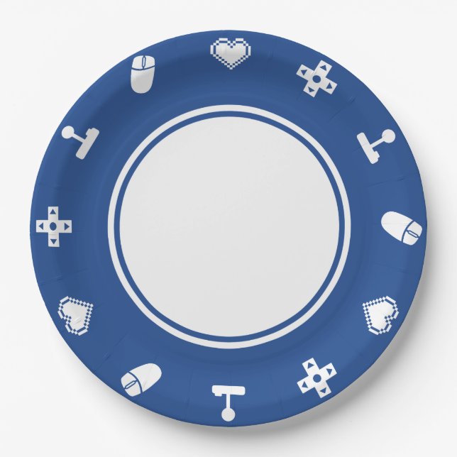Multiplayer Mode in Blue Paper Plate (Front)
