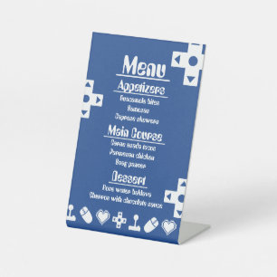 Multiplayer Mode in Blue Pedestal Sign
