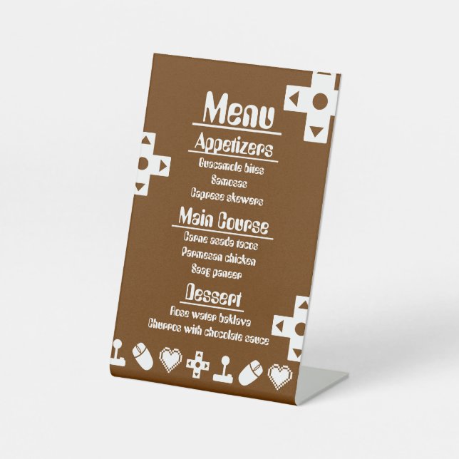 Multiplayer Mode in Chocolate Pedestal Sign (Front)