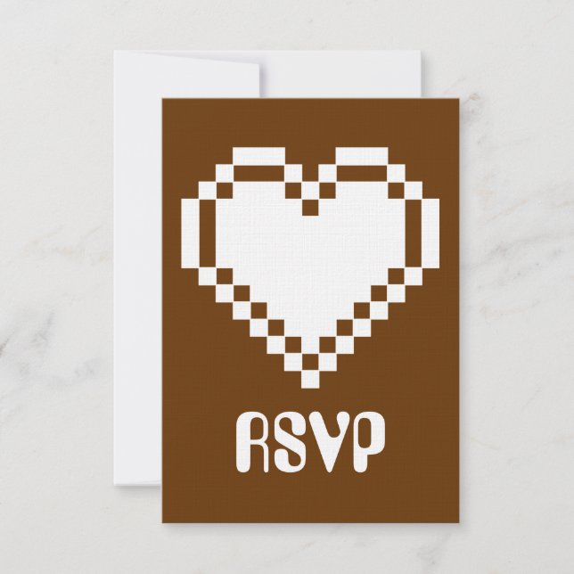 Multiplayer Mode in Chocolate RSVP Card (Front)