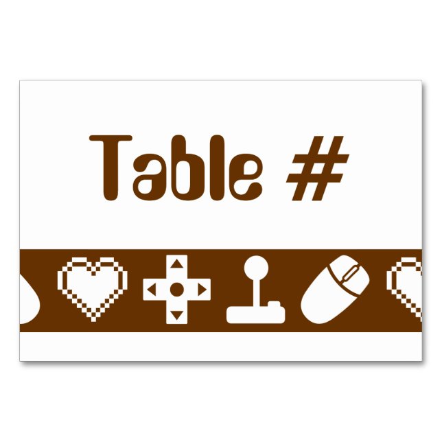 Multiplayer Mode in Chocolate Table Card (Front)