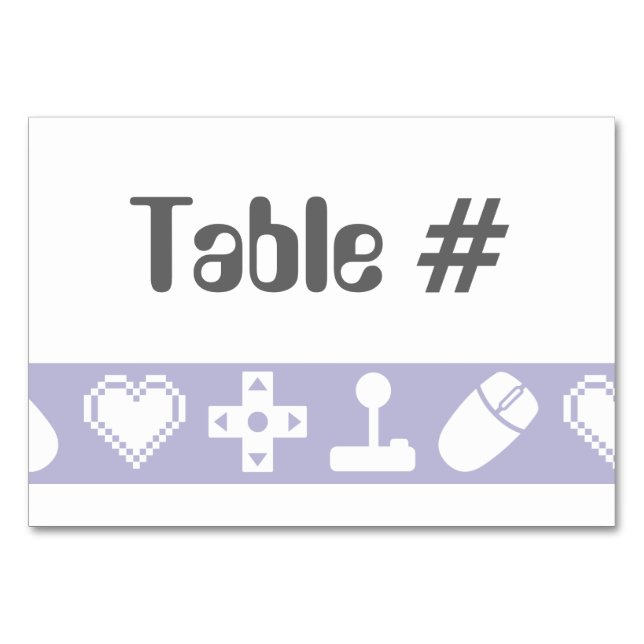 Multiplayer Mode in Lavender Table Card (Front)
