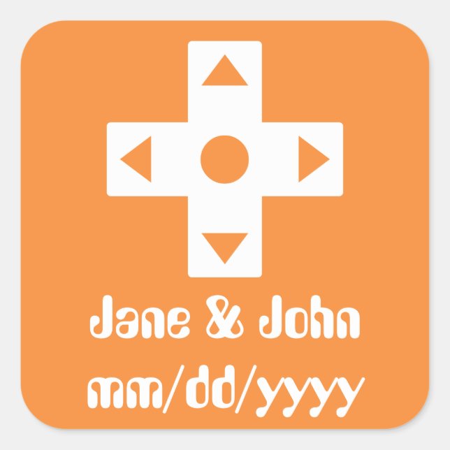 Multiplayer Mode in Orange Sticker (Front)