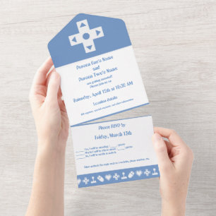 Multiplayer Mode in Periwinkle All In One Invitation