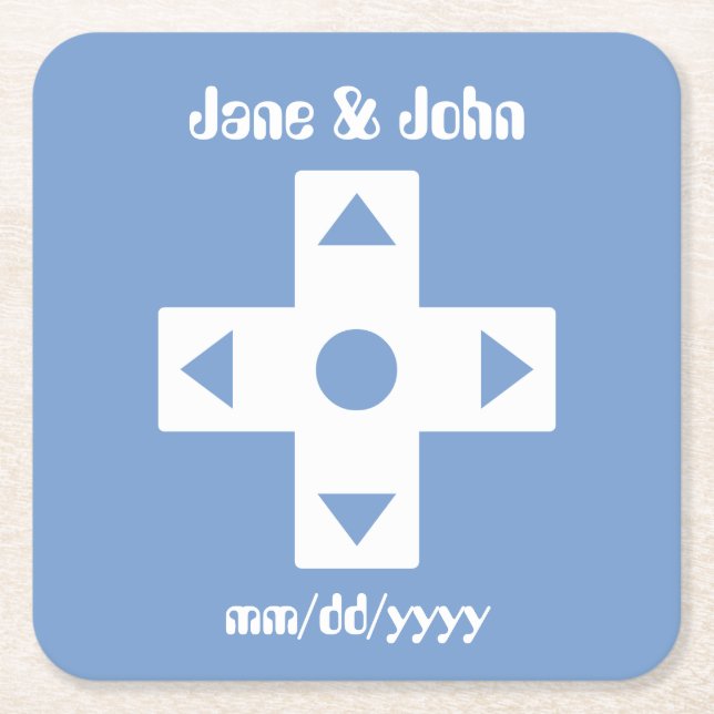 Multiplayer Mode in Periwinkle Paper Coaster (Front)