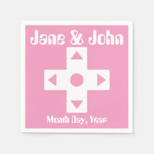 Multiplayer Mode in Petal Pink Napkins