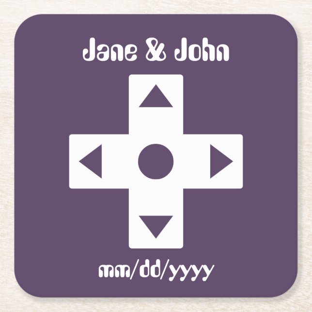 Multiplayer Mode in Purple Paper Coaster (Front)