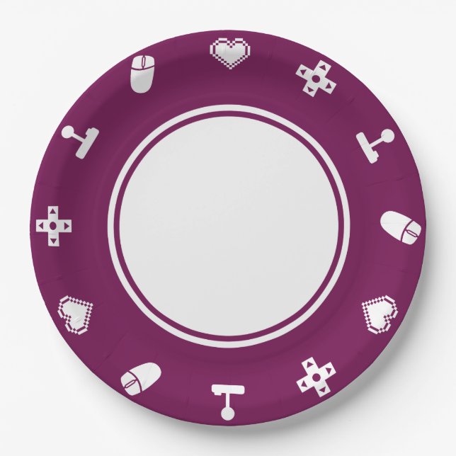 Multiplayer Mode in Wine Paper Plate (Front)