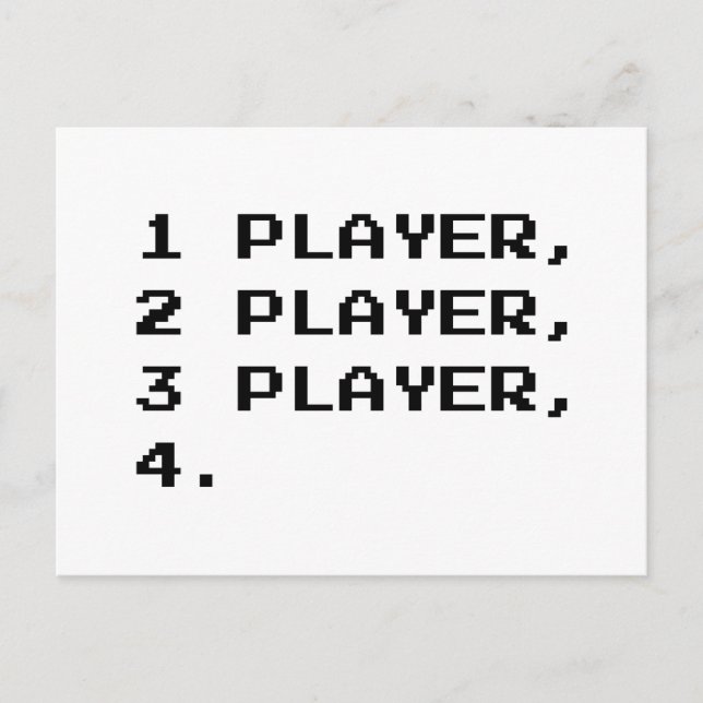 MULTIPLAYER POSTCARD (Front)
