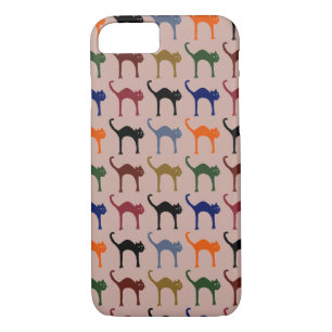 multiple cats ~ animal pattern Case-Mate iPhone case