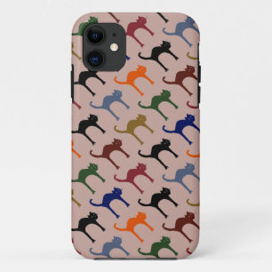 multiple cats ~ animal pattern Case-Mate iPhone case
