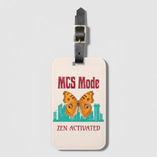 Multiple Chemical Sensitivity Awareness MCS Mode Luggage Tag