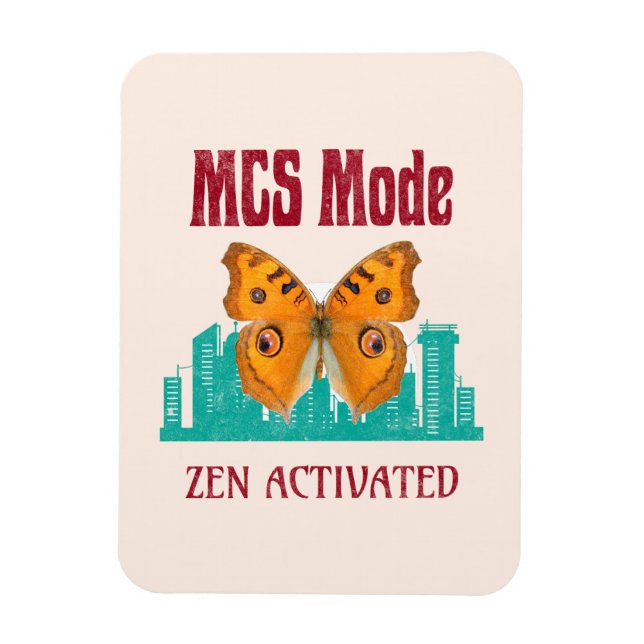 Multiple Chemical Sensitivity Awareness MCS Mode Magnet (Vertical)