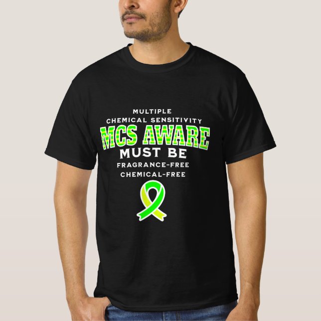 Multiple Chemical Sensitivity MCS Awareness  T-Shirt (Front)