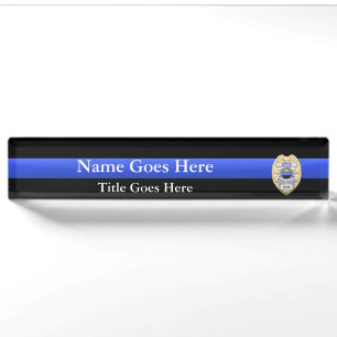 Multiple Choice Police Chief Badges Eagle Rank Nameplate