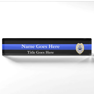 Multiple Choice Police Chief Badges Eagle Rank Nameplate