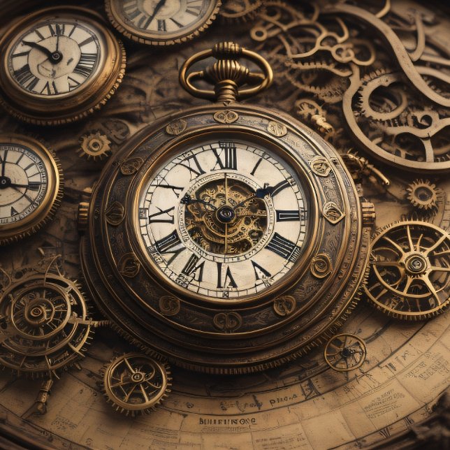 Multiple Clocks and pocket watches v2 Tissue paper (Creator Uploaded)