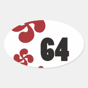 Multiple Cross64.ai Oval Sticker
