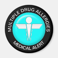 Multiple Drug Allergies Magnet