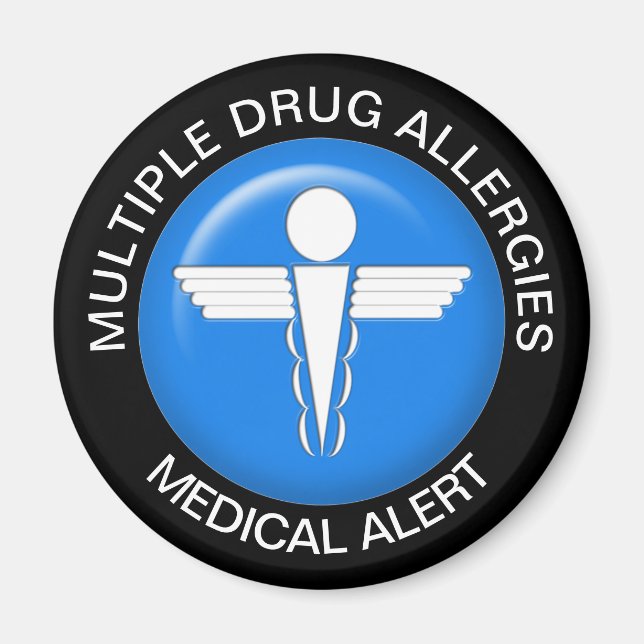 Multiple Drug Allergies Magnet (Front)