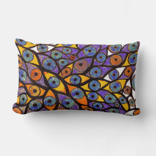 Multiple Eyes by Alexandra Cook Lumbar Cushion