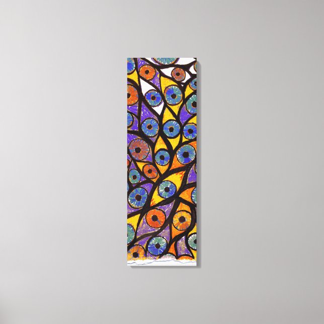 Multiple Eyes on Canvas Print (Front)