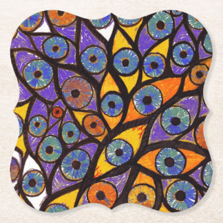 Multiple Eyes Paper Coaster