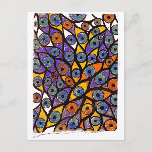Multiple Eyes Postcard (Front)