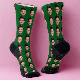 Multiple Face Personalized Socks, Add Your Image Socks