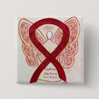Multiple Myeloma Angel Awareness Ribbon Pins