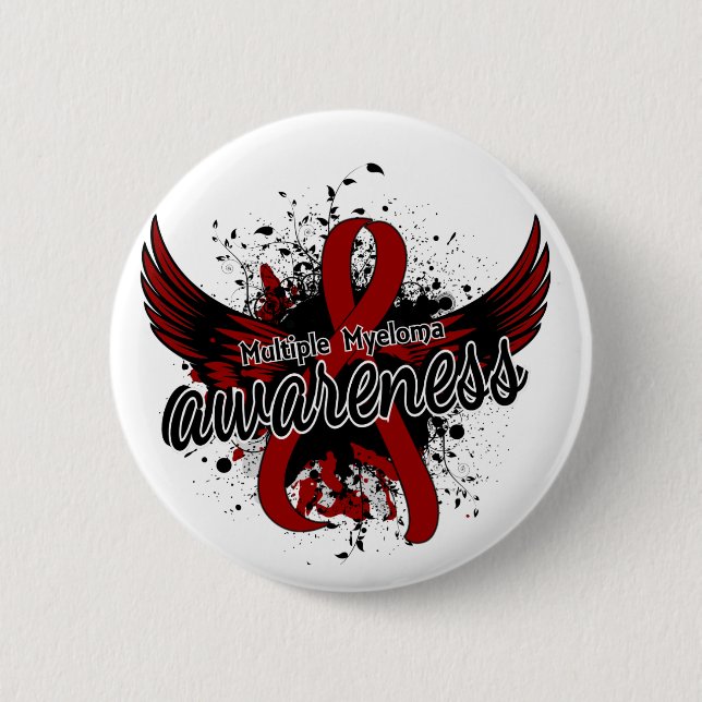 Multiple Myeloma Awareness 16 6 Cm Round Badge (Front)