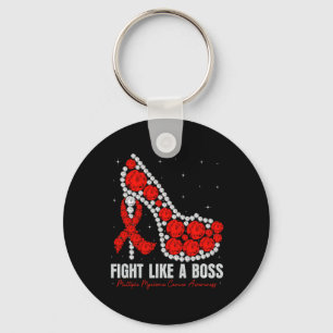 Multiple Myeloma Awareness Fight Blood Cancer Like Key Ring
