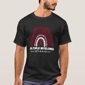 Multiple Myeloma Awareness For Women Burgundy Canc T-Shirt