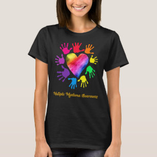 Multiple Myeloma Awareness Hands Multiple Myeloma T-Shirt
