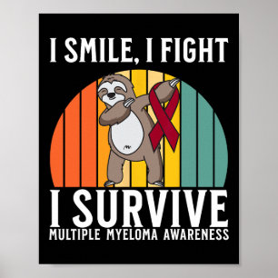 Multiple Myeloma Awareness Kids Blood Cancer Aware Poster