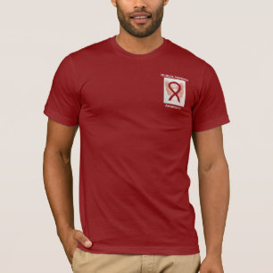 Multiple Myeloma Awareness Ribbon Angel Custom Tee