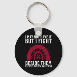 Multiple Myeloma Awareness Support Blood Cancer Aw Key Ring