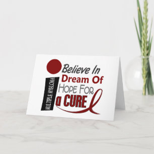 Multiple Myeloma BELIEVE DREAM HOPE Card