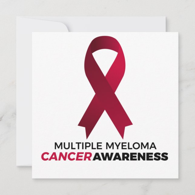 multiple myeloma cancer awareness invitation (Front)