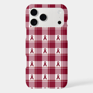 Multiple Myeloma Cancer Awareness Plaid Phone Case