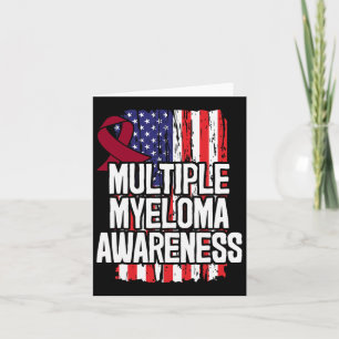 Multiple Myeloma Gift - Blood Cancer Awareness  Card