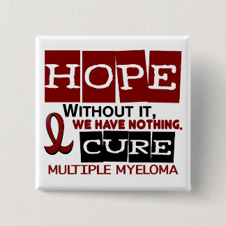 Multiple Myeloma HOPE 2 15 Cm Square Badge
