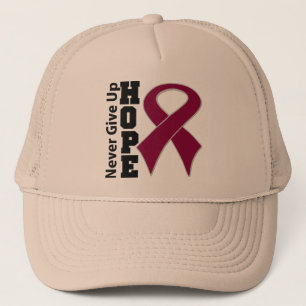 Multiple Myeloma Hope Never Give Up Trucker Hat
