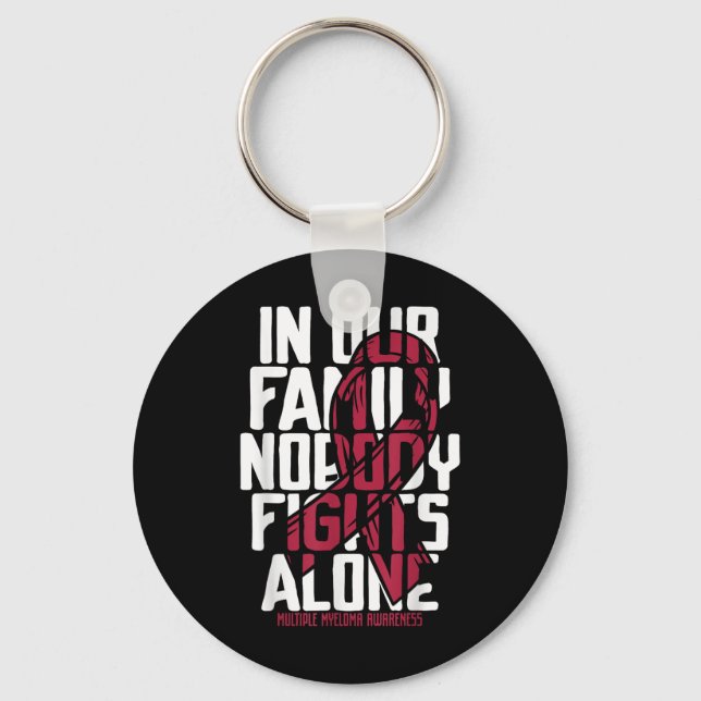 Multiple Myeloma Support Family Multiple Myeloma A Key Ring (Front)