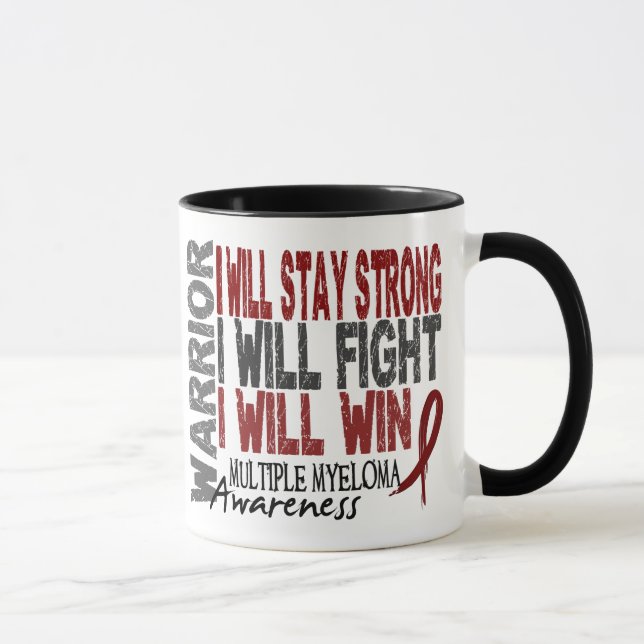 Multiple Myeloma Warrior Mug (Right)